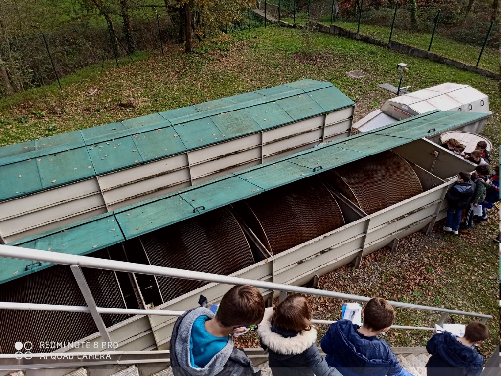 visite de la station d'épuration