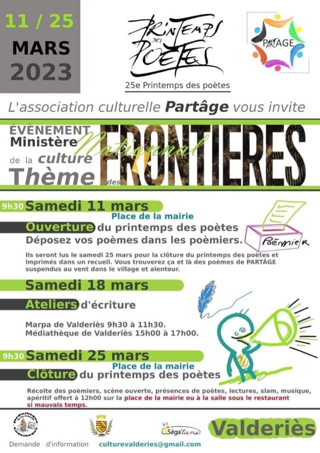 25ème printemps des poètes.