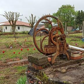 Rencontre au jardin participatif le 14 mai 2023.