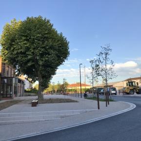 inauguration place de la mairie