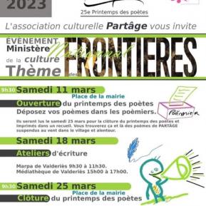 25ème printemps des poètes.