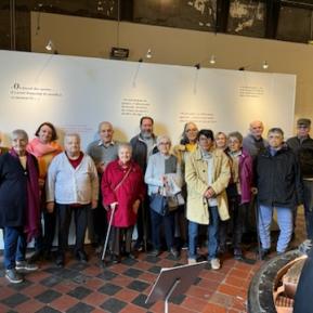 Les résidents de la MARPA visitent le Musée du Saut du Tarn.